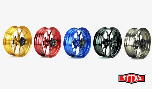 Titax Forged Aluminum Wheels for the Ducati 848, Streetfighter 848